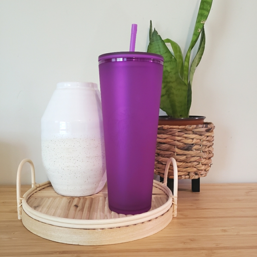 STARBUCKS Purple Soft Touch Tumbler